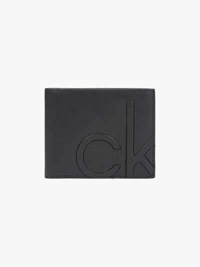 Calvin Klein Táskák & Kiegészítők HU329421 | Calvin Klein Bőr Billfold Férfi Pénztárca Fekete